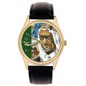 King Faisal, Vintage Saudi Arabia Royalty Patriotism Portrait Art Collectible Wrist Watch, فيصل بن عبدالعزيز آل سعود‎‎