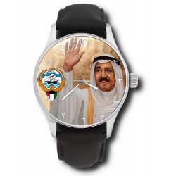 Sheikh Sabah IV Ahmad Al-Jaber Al-Sabah GCB (Hon) Emir of Kuwait Collectible Wrist Watch. الشيخ صباح الأحمد الجابر الصباح