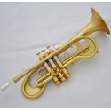 Bb Trumpet Customized Flumpet Horn Matt Finish With Case. Professional Grade