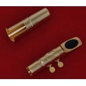 Jazz Metal Mouthpiece for Tenor Saxophone Bb Sax Gold-Plated