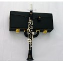 Grenadilla Ebony Wooden Eb Piccolo Soprano Clarinet Italian pads With Case