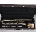 Antique Eb Baritone Saxophone Low A High F# Sax 2 Necks Professional Series