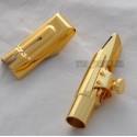 Metal Mouthpiece for Alto Saxophone Eb sax Gold Plated 7