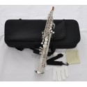 Professional Silver Nickel Eb Sopranino Saxophone Sax Low Bb High F? with Case