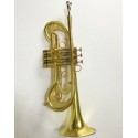 Customized Professional Bare Brass Trumpet Flumpet Horn 5.354'' Bell With Case