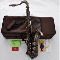 Professional Superbrass Tenor Saxophone Red Antique Finish Bb Sax High F#