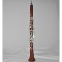 Professional Grenadilla Rose Wooden Clarinet 18 Silver Key Wih Metal Mouth Case