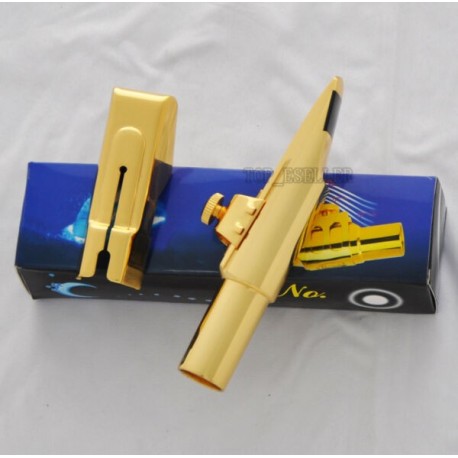 sale promotion!! Top Gold Plated Eb Baritone Saxophone Metal Mouthpiece new