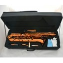 Professional Coffee colour baritone saxophone Bari Sax W/case Accessories