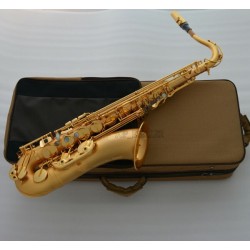 Customized Satin Gold Plated Tenor Saxophone Luxury Superbrass Sax Bb Saxofon