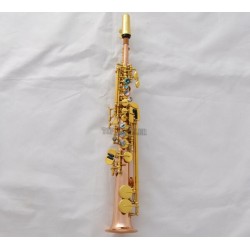 Professional Rose Brass Sopranino Sax Eb saxophone Abalone Shell Key With Case