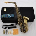 Professional Antique Bronze 54 Reference Eb Alto Saxophone Sax + Metal Mouthpîece