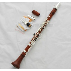 Professional Rose Wooden 19 Key Bb Clarinet Boom System With Metal Mouthpiece