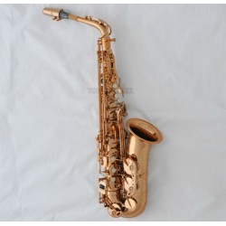 Professional Rose Gold Plated Alto Sax Saxophone est Saxofon With Case