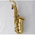 Professional Yellow Antique Alto Saxophone High F# Sax Black Shell Key Case