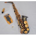 Professional Superbrass 875 Alto Saxophone Black nickel Gold sax German Mouthpiece