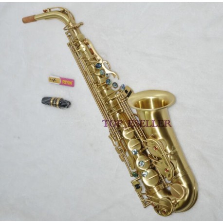 Professional Matt brass 54 Reference Alto sax Saxophone E-Flat Saxofon With Case