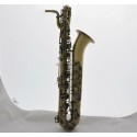 Professional Antique Baritone Bari Saxophone Low A High F# Sax 2 Necks With Case