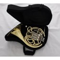 Professional Superbrass Double French Horn Gold Lacquer Finish F/Bb 4 Key with Case