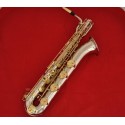 Professional Silver Gold Eb Baritone Saxophone Superbrass Sax Low A Key High F#