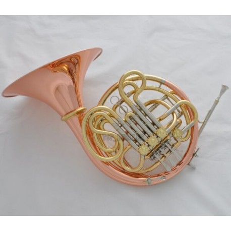 Professional Rose Brass Double French Horn F/Bb 4 Key with case