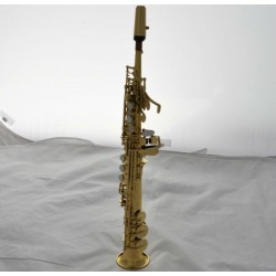 Professional Straight Gold Eb Sopranino Saxophone Low Bb High F# Sax With Case