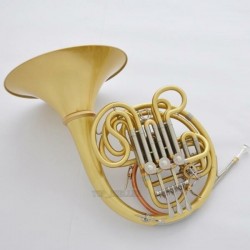 Professional Brushed Brass Double French Horn 103 Model Detachable Bell est