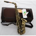 Professional Customized Alto saxophone Antique Bronze Sax Italy pads Case