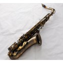 SALE Professional Bb Antique Tenor Saxophone Abalone Key High F# sax Case