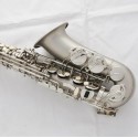 Pro Matte Nickel Alto Saxophone Sax High Pitch D,#D Height adjustable of F key