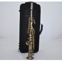Professional Antique Eb Sopranino Saxophone Abalone Shell Low Bb High E sax
