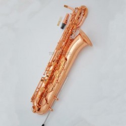 Professional Rose Gold Plating Baritone Saxophone Bari Support Eb Sax Case
