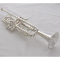 Professional Silver Plated Trumpet Superbrass Brand horn Monel Valves With Case