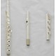 Open Hole Silver Flute Offset G Key B foot Split E With Case Professional Series. 17 holes