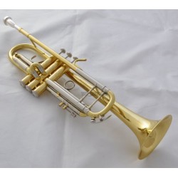 Professional Superbrass Bn Trumpet horn Clear Lacquer Finish Monel Valve With Case