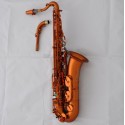 Professional Matte Coffee C Melody saxophone est Sax engraving Bell with case
