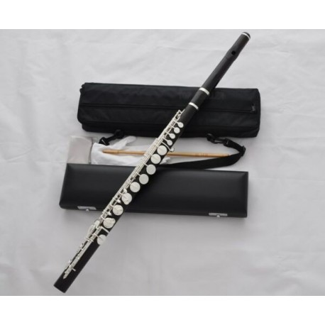 Professional Concert Alto Flute Ebony Wood Brand With Case