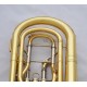 Professional Gold Superbrass Compensating Baritone horn Cupronickel tuning pipe