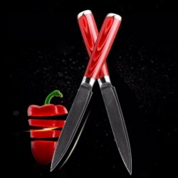 Cuchillo utilitario de 5 '' Damasco japonés Vg10 Cuchillo de chef de acero inoxidable Cocina