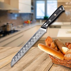 Cuchillo de pan de 8 pulgadas Cuchillo de chef Cuchillo de pastel de acero inoxidable Cuchillos de cocina
