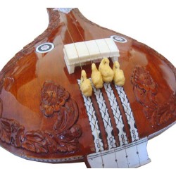 Fully Carved Tamburi Instrumental Tanpura. 39 inches. Beautiful!