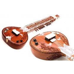 LEFTY LEFT-HANDED ACOUSTIC-ELECTRIC WOODEN RESONATOR SITAR