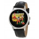 Tintin Explorers on the Moon Cult Hergé Art Collectible Solid Brass Wrist Watch