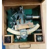 Nautical Sextant 20 cm in Brass with Extra Solar Telescope in Rosewood Box Fully Functional