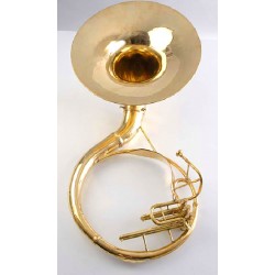 Bb Sousaphone. 21" Bell. Compact Model. Gold