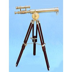 18-Inch Gilbert London Astro-Griffiths Double Telescope Brass Harbormaster on 3' Tripod