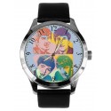 The Beatles Iconic Andy Warhol Kitsch Art Collectible Wrist Watch in Solid Brass.