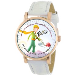 El Principito Le Petit Prince La Preciada Rosa Simbólica 30 mm Solid Brass Boys' Wrist Watch