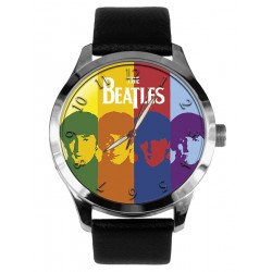 The Beatles. Classic Andy Warhol Art Print Metal Dial Collectible Wrist Watch