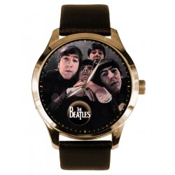 The Beatles Classic Red & Black High Contrast Solid Brass Collectible Wrist Watch